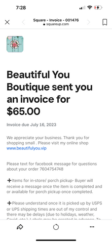 1476 invoice