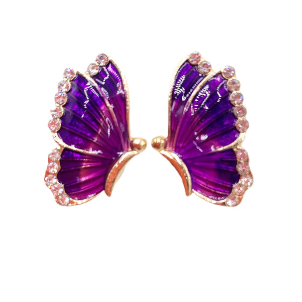 Butterfly Wing Earring Studs