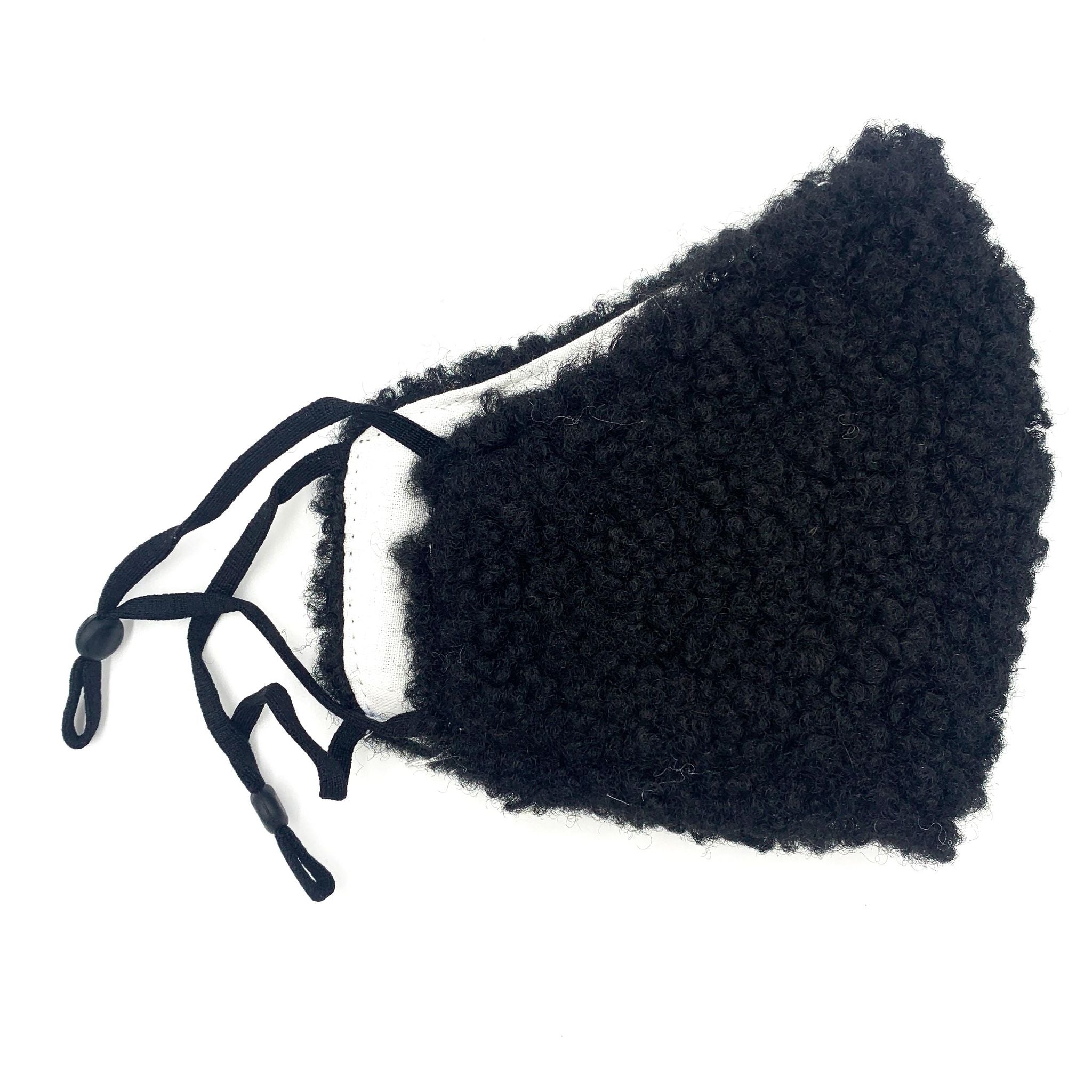 Black Furry Mask