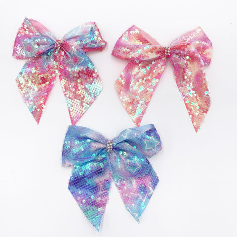 Stars and Glitter Bow