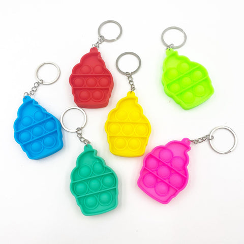 Ice Cream Pop It Keychain