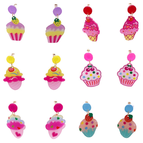 Ice Cream Dangle Earrings