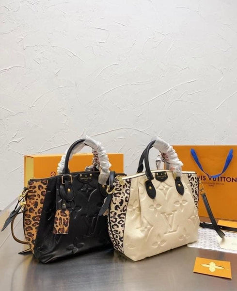 Animal print hand bag