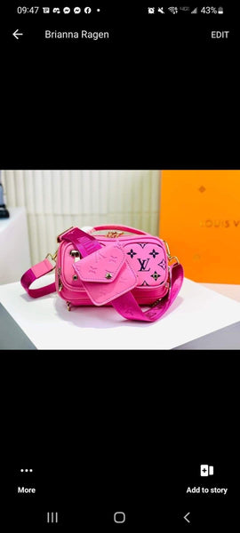 Pink Crossbody bag