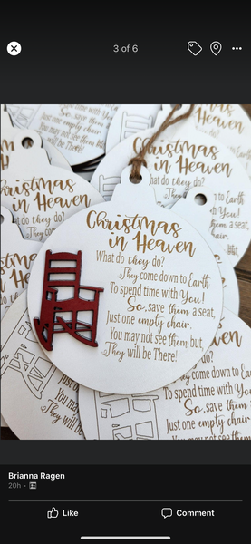 Rocking chair ornaments