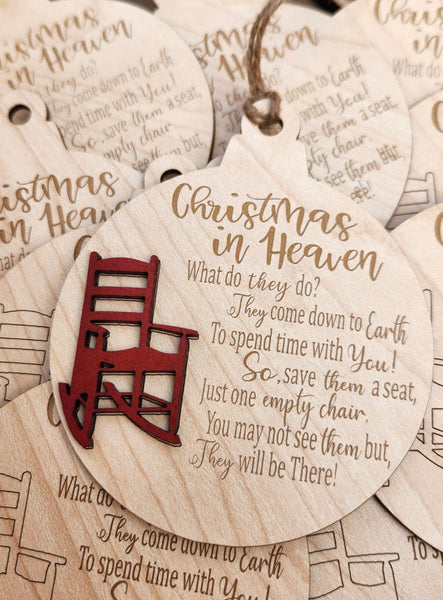 Rocking chair ornaments