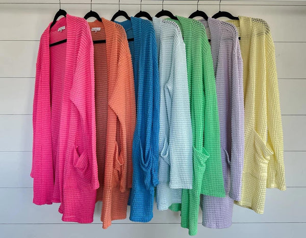 Light knit cardigans