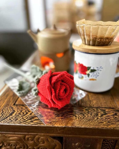 Crocheted flowers