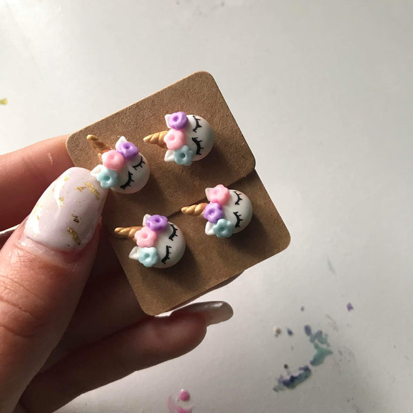 Clay earrings