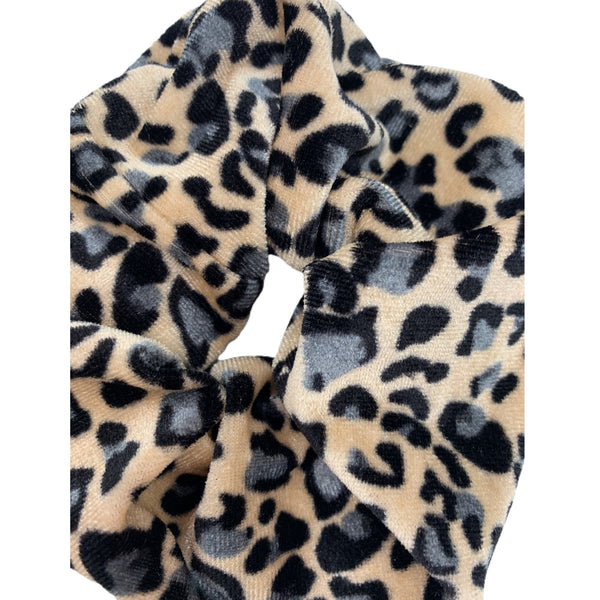 Cheetah Velvet Scrunchie