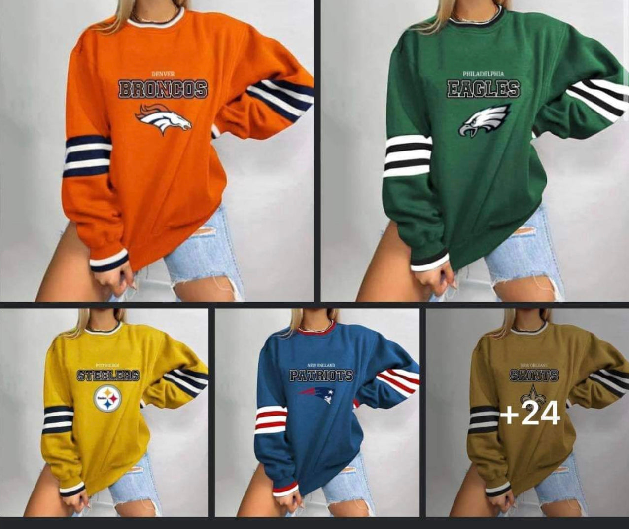 Football team sweaters