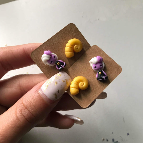 Clay earrings