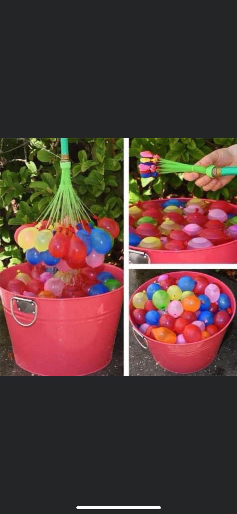 Water balloons single