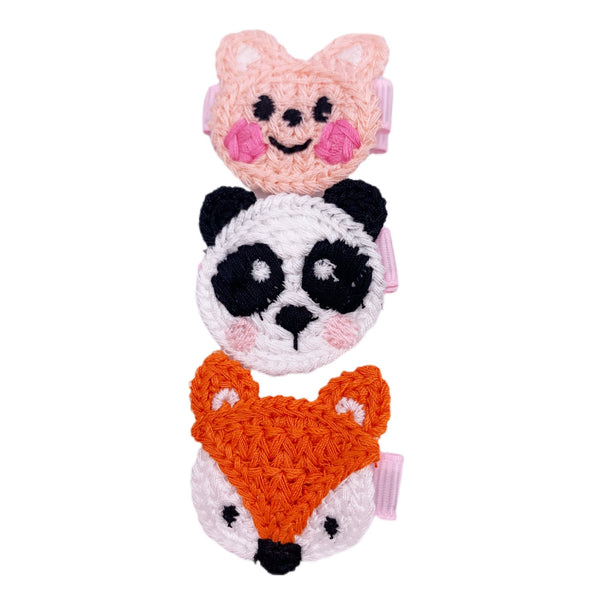 Cute Knitted Animal Clips