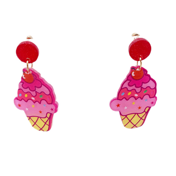 Ice Cream Dangle Earrings