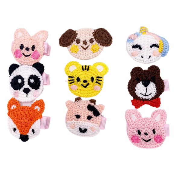 Cute Knitted Animal Clips