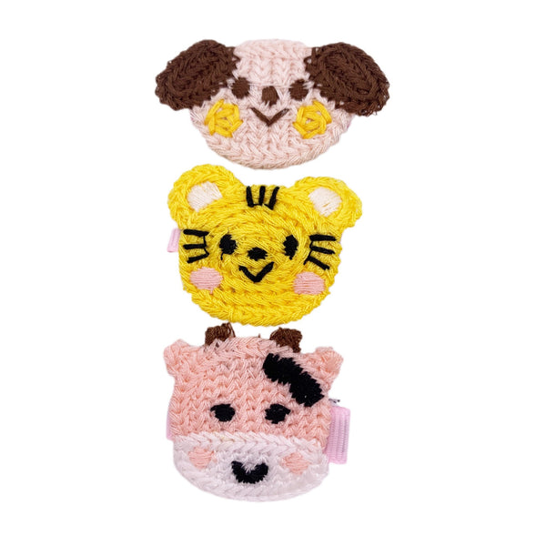 Cute Knitted Animal Clips