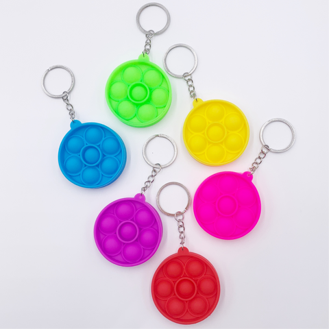 Circle Pop it Keychain