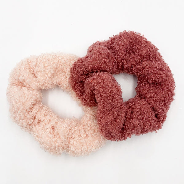 Sheep Fuzz Scrunchie 2 Pack