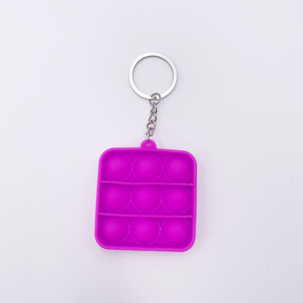 Waffle Square Pop it Keychain