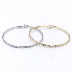 Fight Cancer Bangle