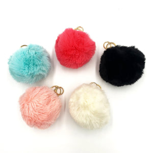 Spring Pom Keychain