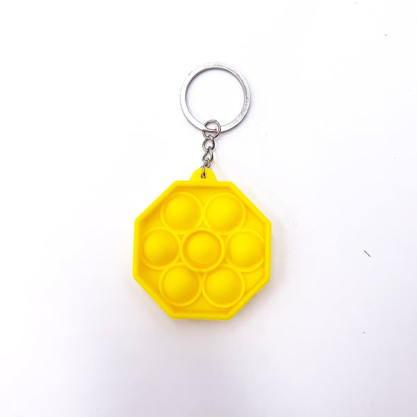 Octagon Pop it Keychain