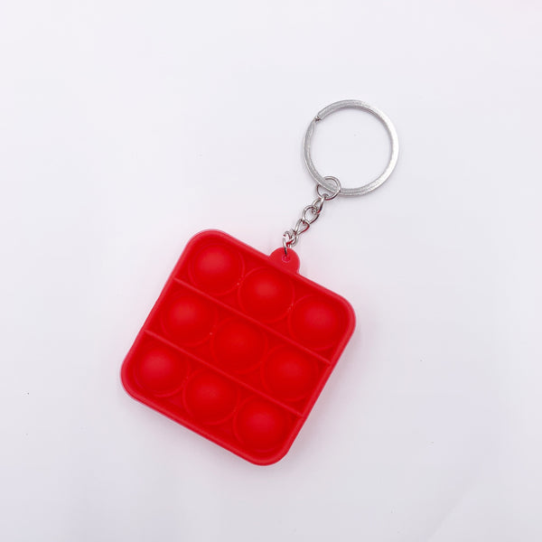 Waffle Square Pop it Keychain