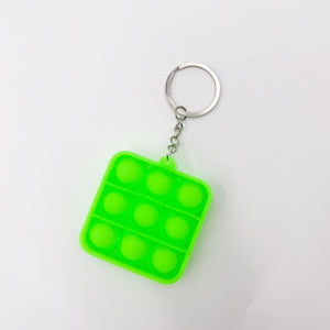 Waffle Square Pop it Keychain