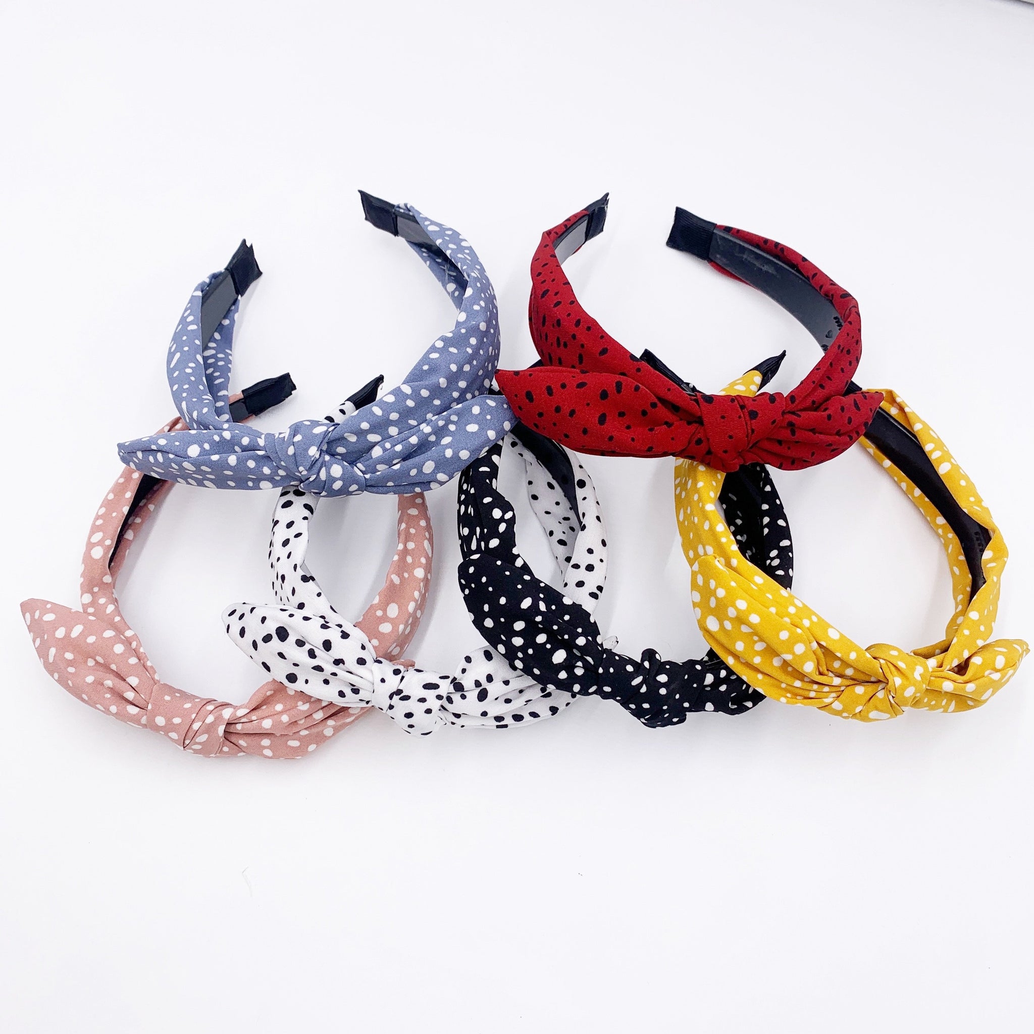 Spotted Bow Headband