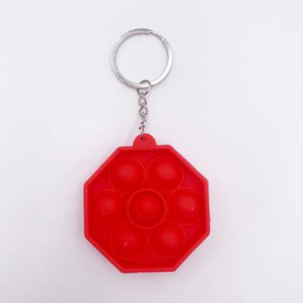 Octagon Pop it Keychain