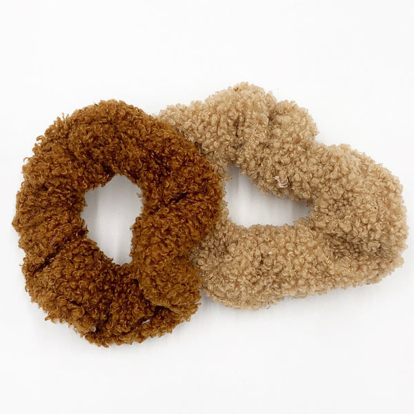 Sheep Fuzz Scrunchie 2 Pack