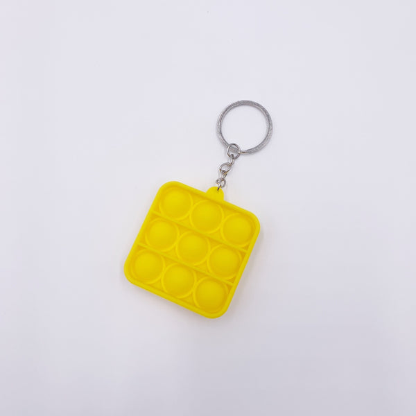 Waffle Square Pop it Keychain