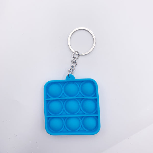 Waffle Square Pop it Keychain